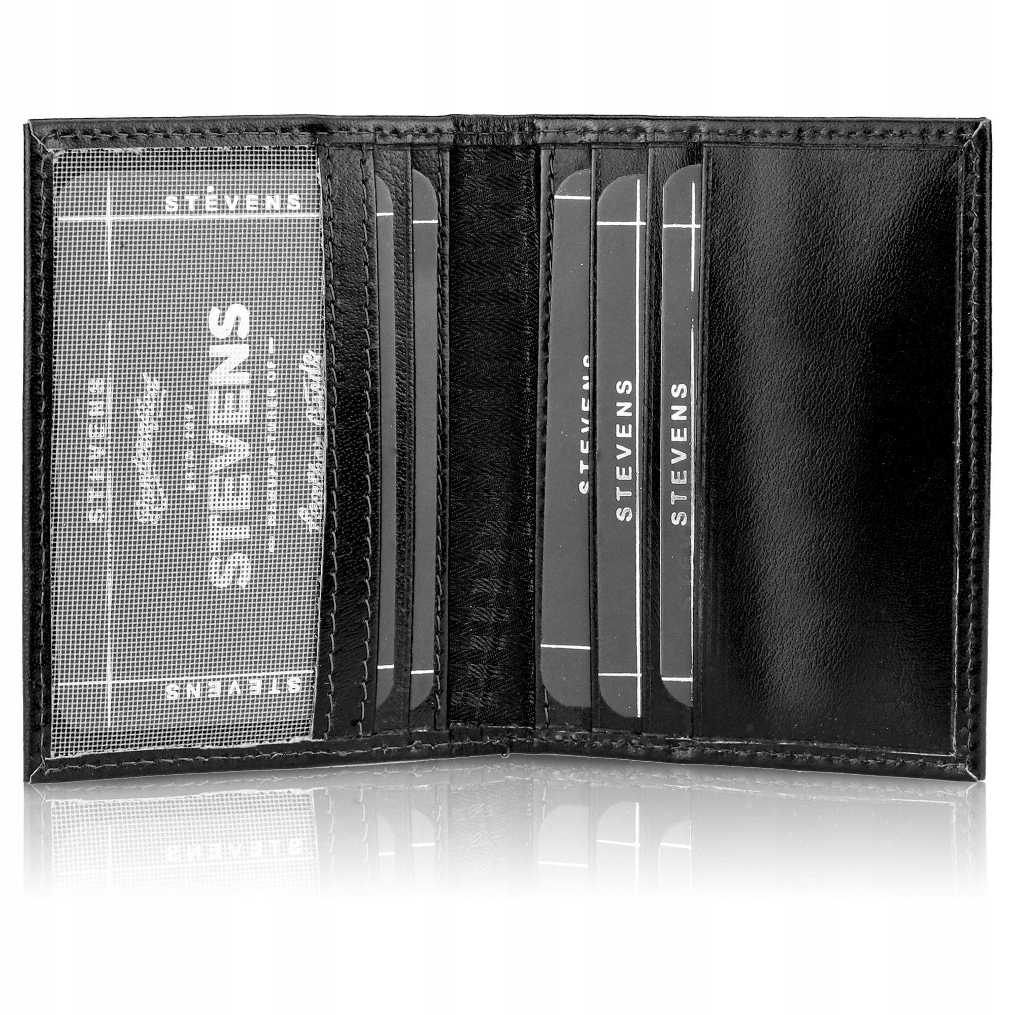 Kortelių dėklas Stevens CLC-07, juodas