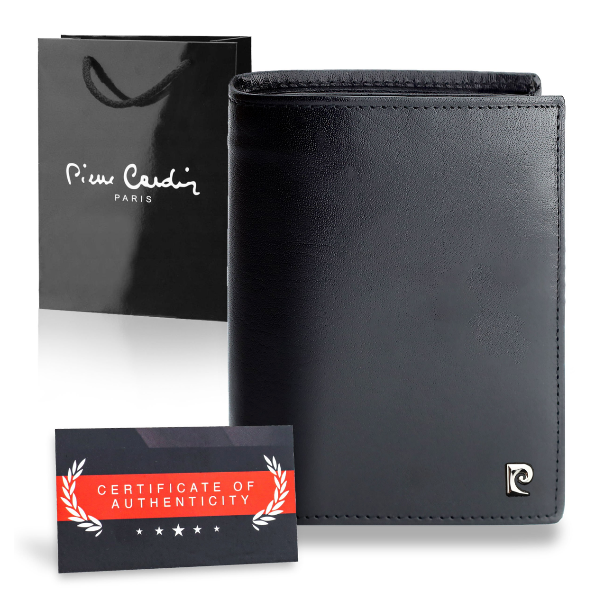 Vyriška piniginė Pierre Cardin, natūrali oda, RFID apsauga YS603