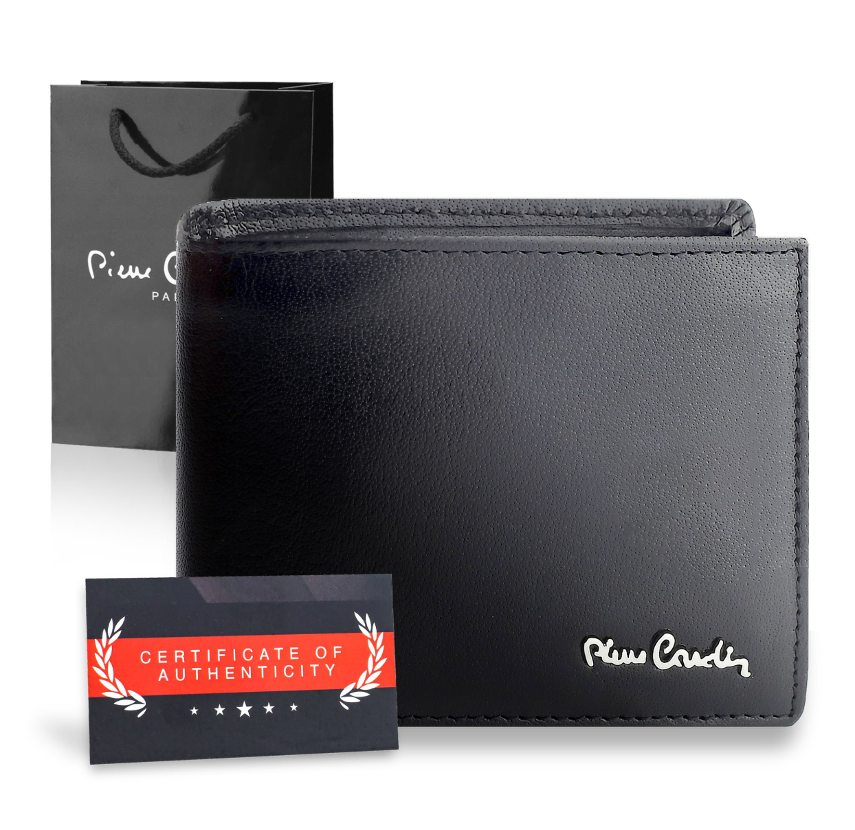 Vyriška piniginė Pierre Cardin, odinė, su RFID apsauga 423206