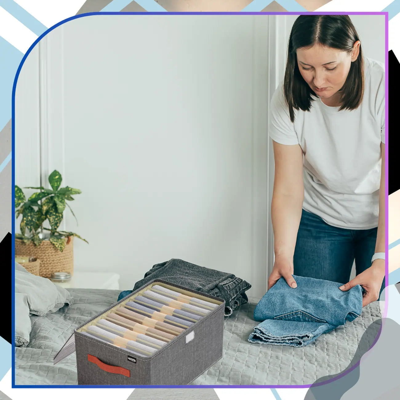 Drabužių stalčiaus organizatorius, 40 x 27 cm N372