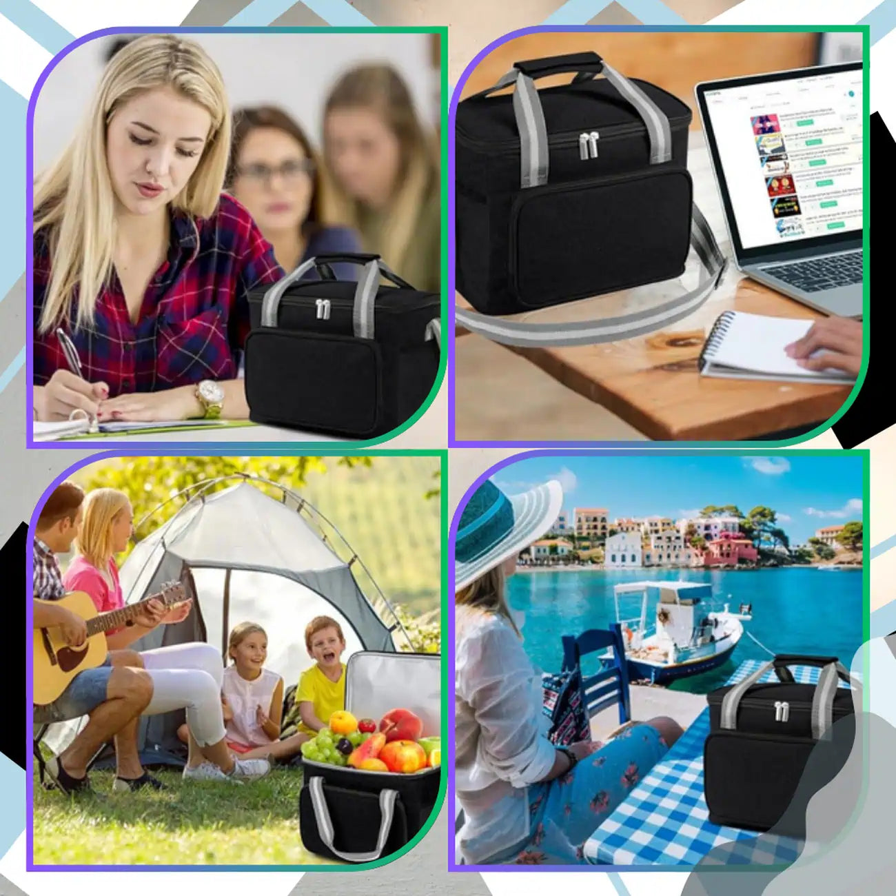 Termo pietų dėžutė, juoda