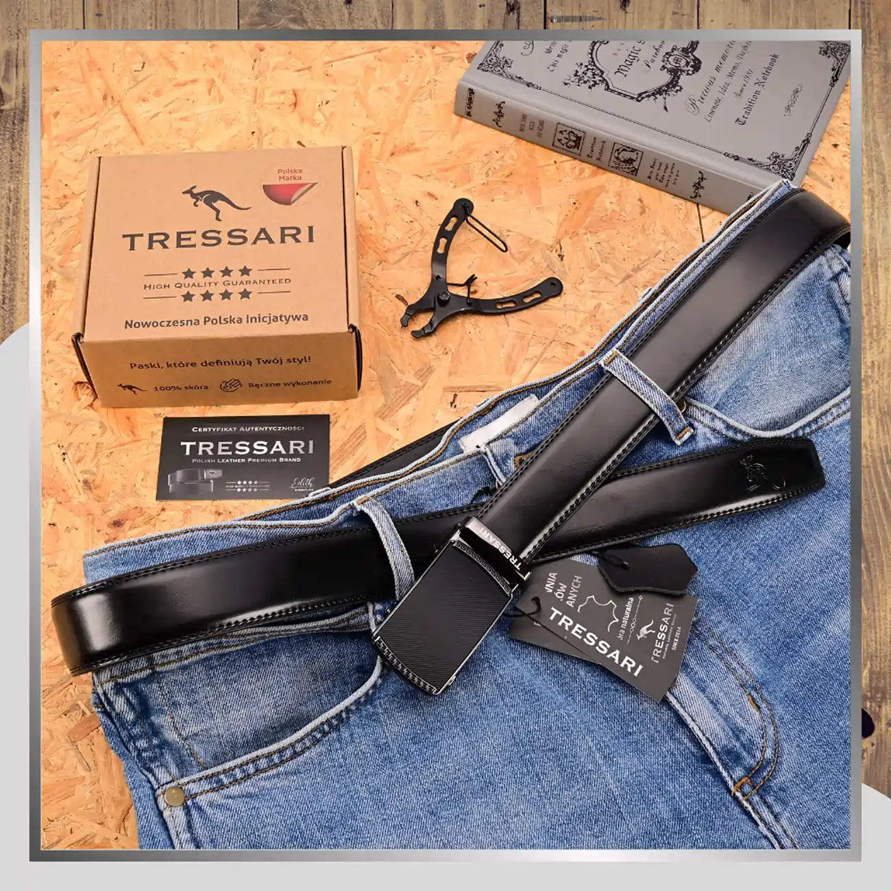 Vyriškas juodas odinis diržas, automatinis, 120 cm