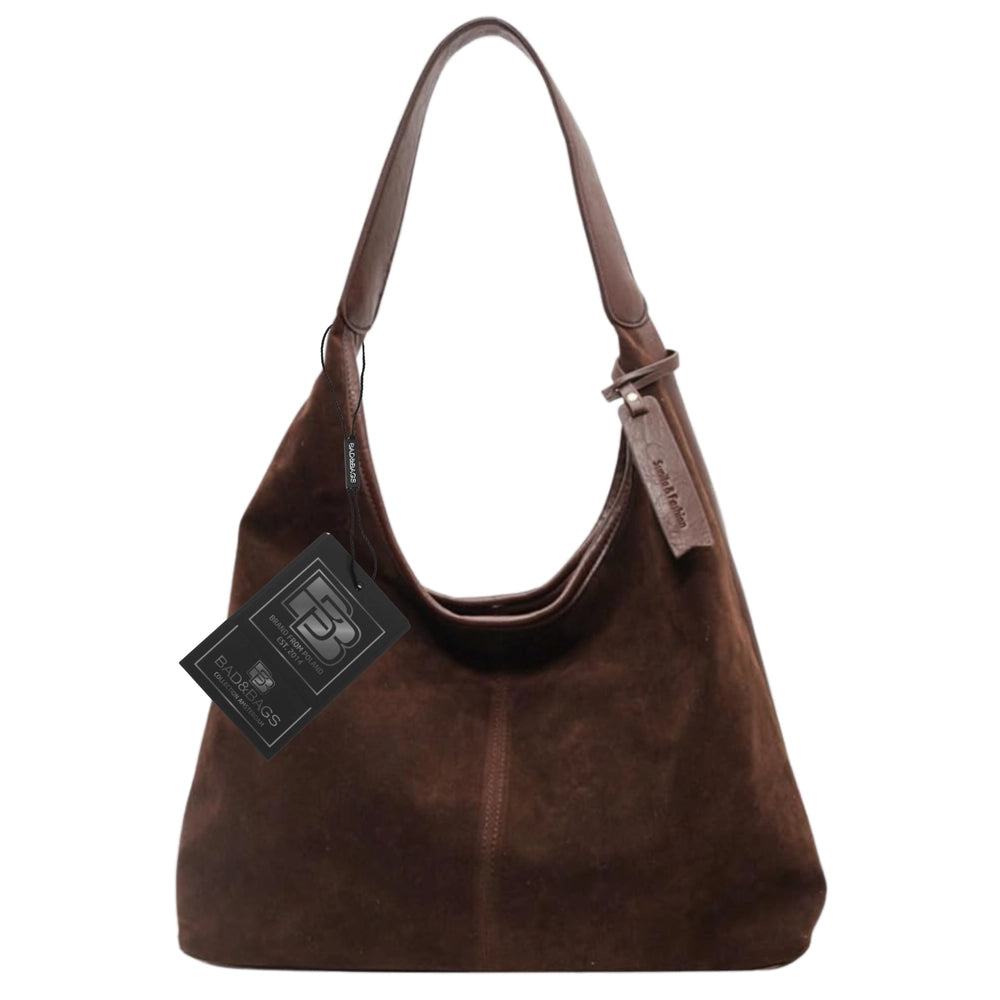 Moteriška rankinė BAD&BAGS, ruda eko oda