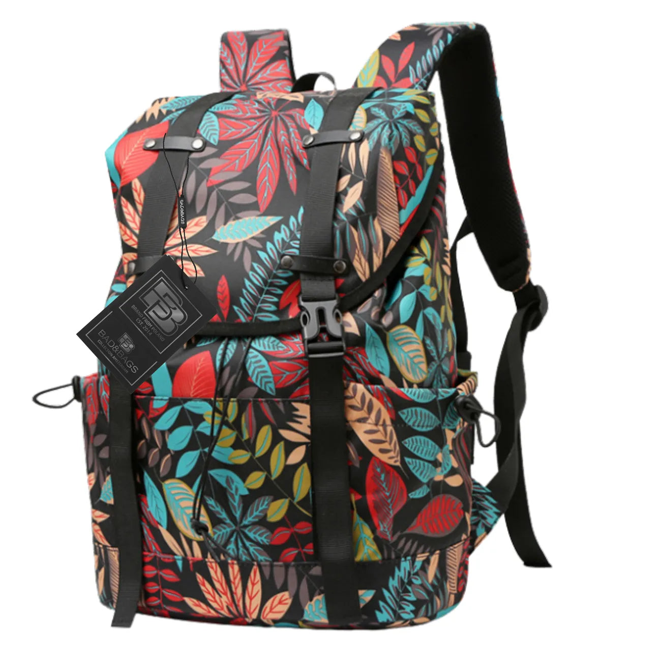 Kelioninė miesto kuprinė BAD&BAGS, spalvota, vandeniui atspari