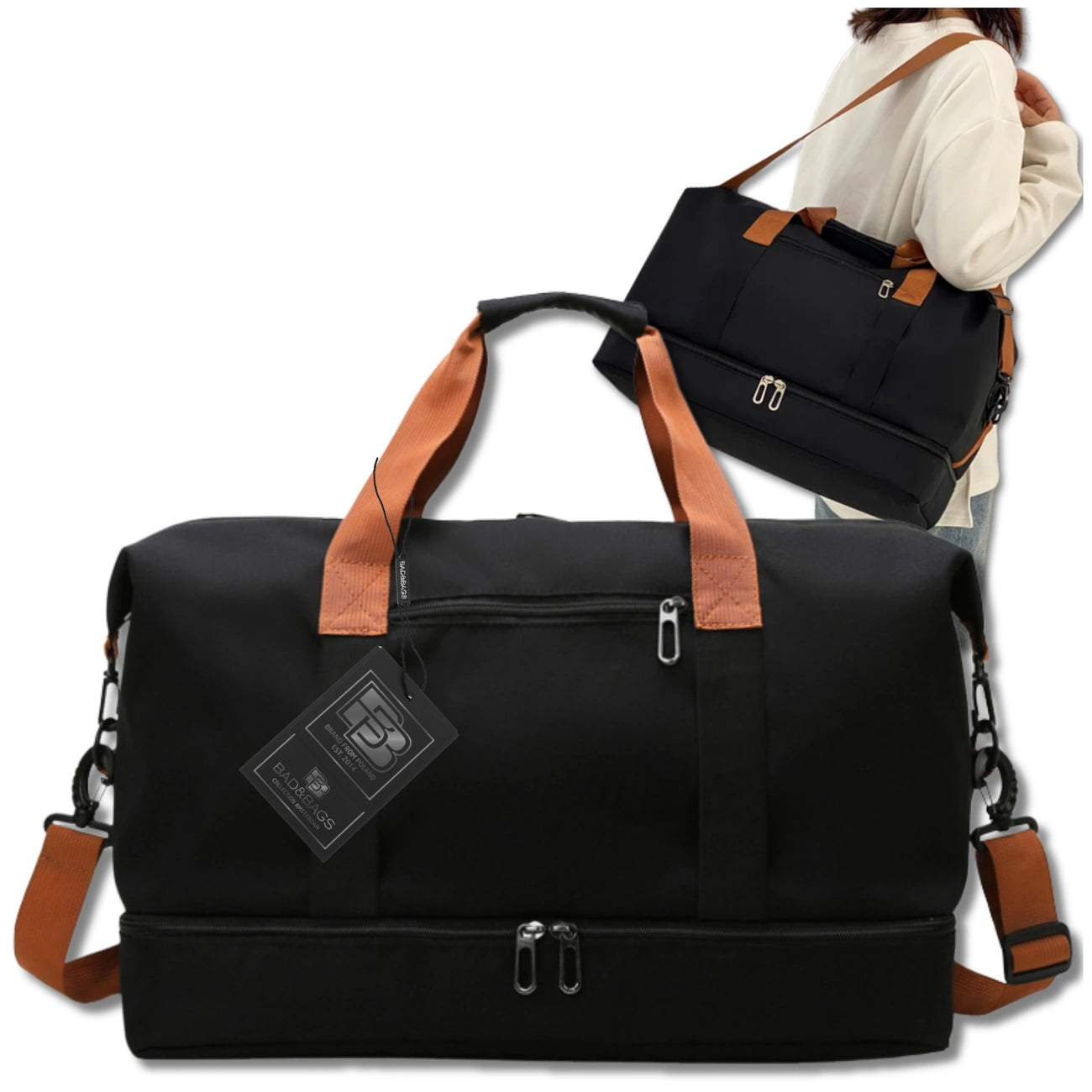 Kelioninis krepšys BAD&BAGS, vandeniui atsparus N491