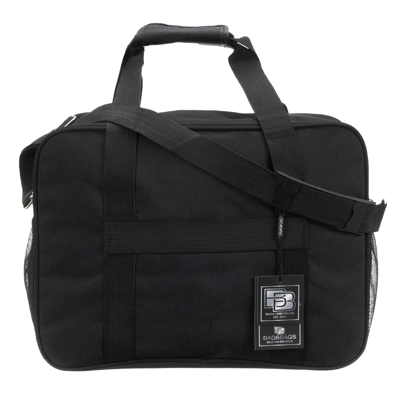 Kelioninis krepšys BAD&BAGS, juodas, rankinis bagažas