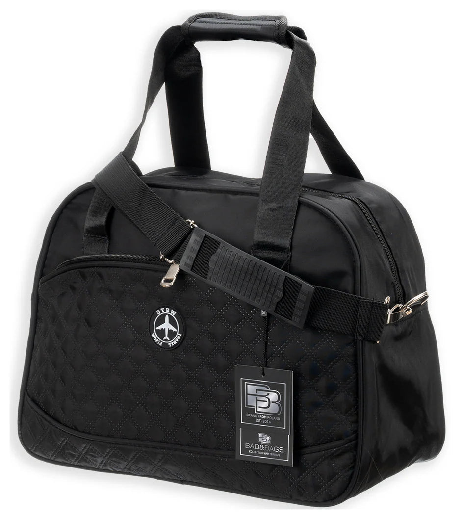 Kelioninis krepšys BAD&BAGS, juodas N495