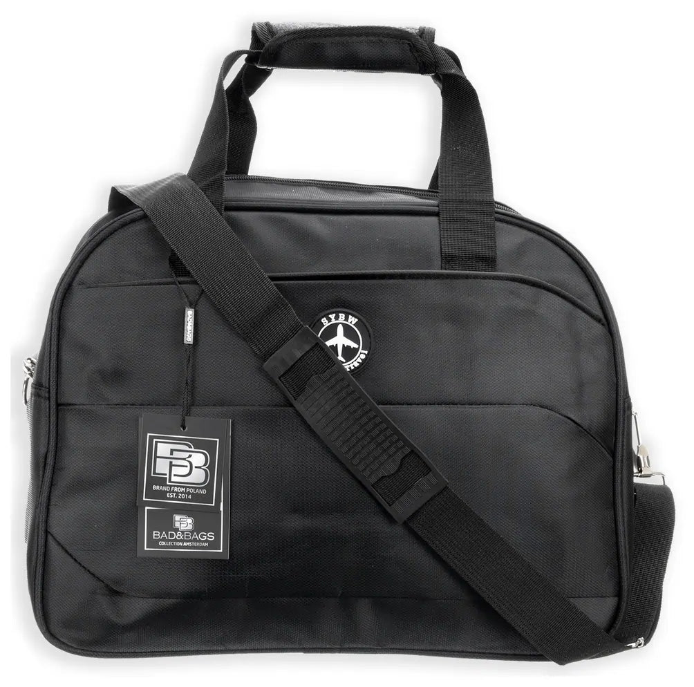 Kelioninė rankinė BAD&BAGS, juoda, kelioninė N498