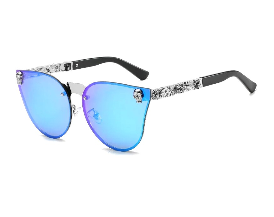 Akiniai nuo saulės moterims B54, mėlyni