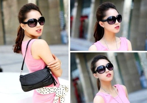 Akiniai nuo saulės moterims G55 juodi