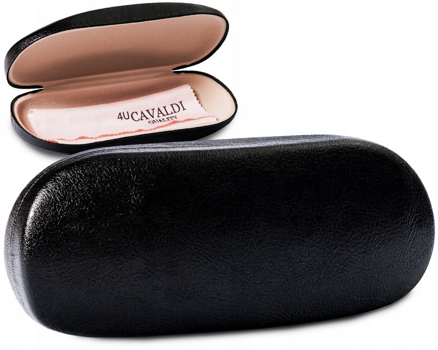 Akinių dėklas Cavaldi, juodas
