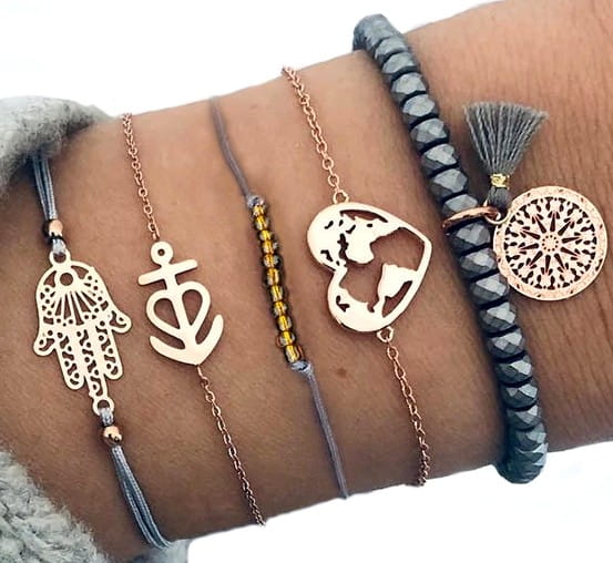 Apyrankių rinkinys moterims, 5vnt. E83