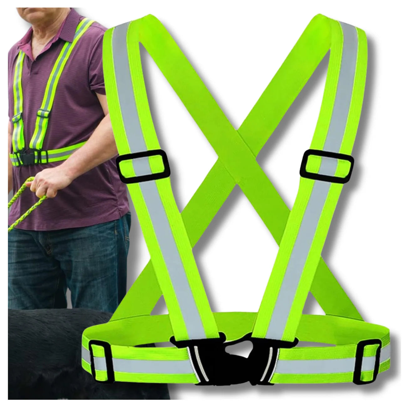 Atšvaitinė liemenė bėgimui ir dviračiui