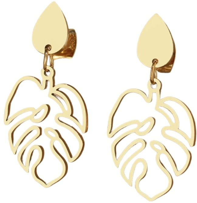 Auskarai moterims A56, aukso spalvos