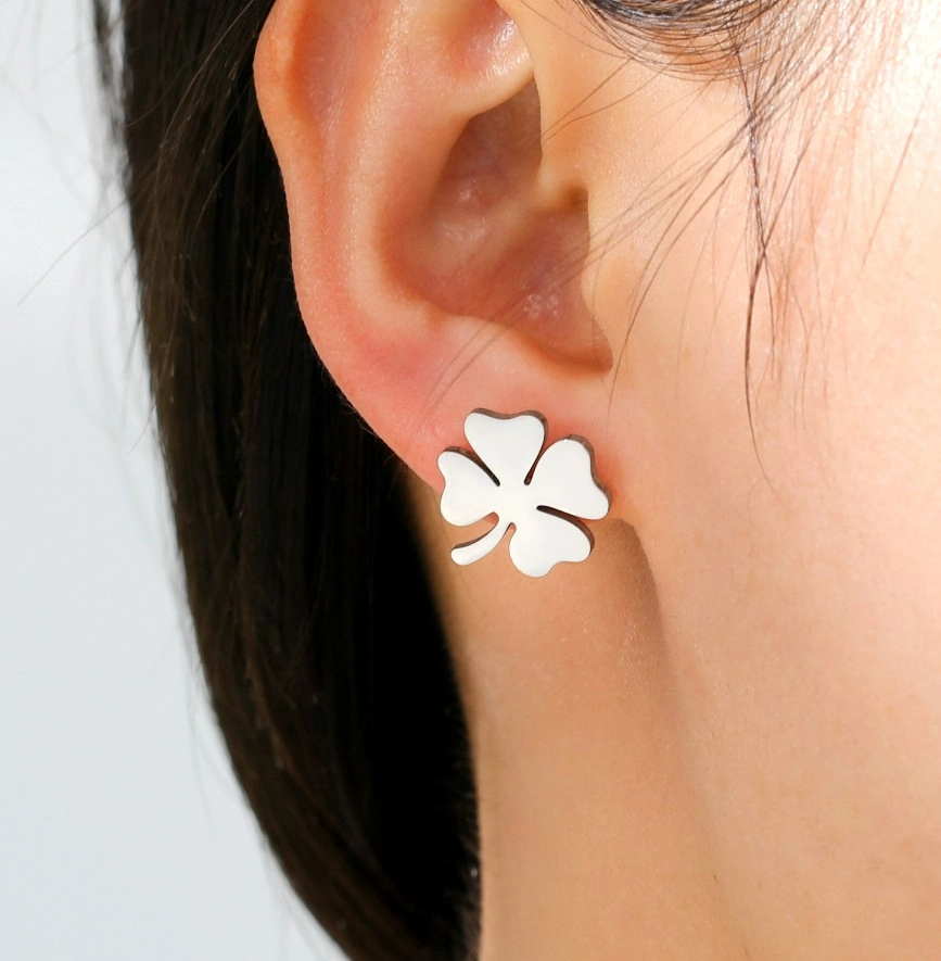 Auskarai moterims A59, sidabro spalvos