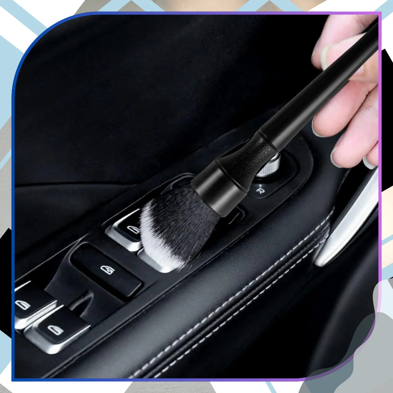 Automobilio valymo šepetėlių rinkinys, 2 vnt.