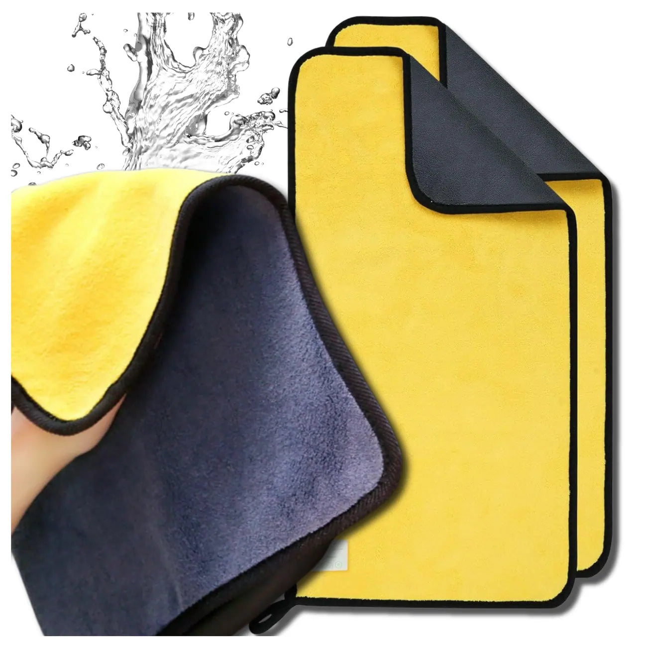 Automobilio valymo šluostės, mikropluoštas, 2 vnt.