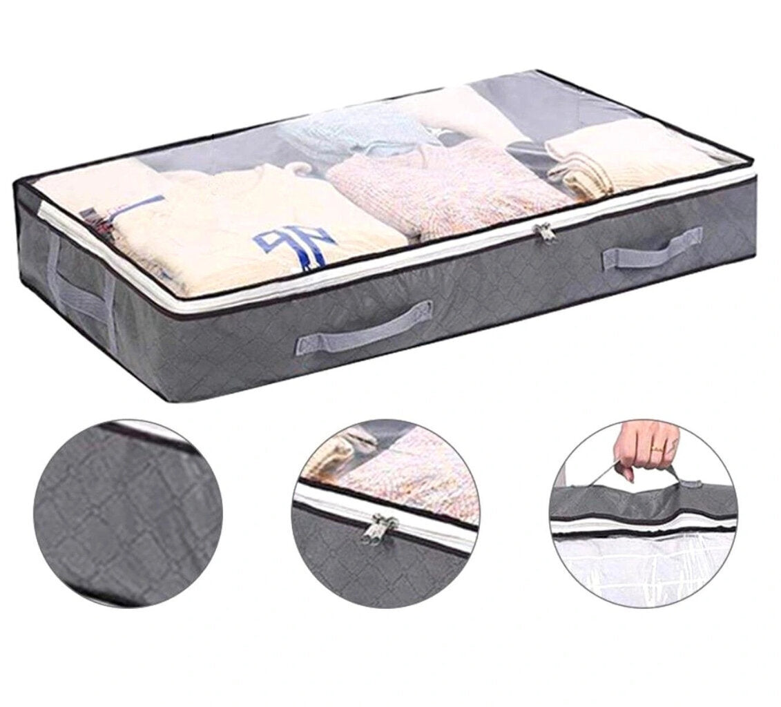 Dėklai spintai, 2 vnt., 100x50x15 cm, pilki