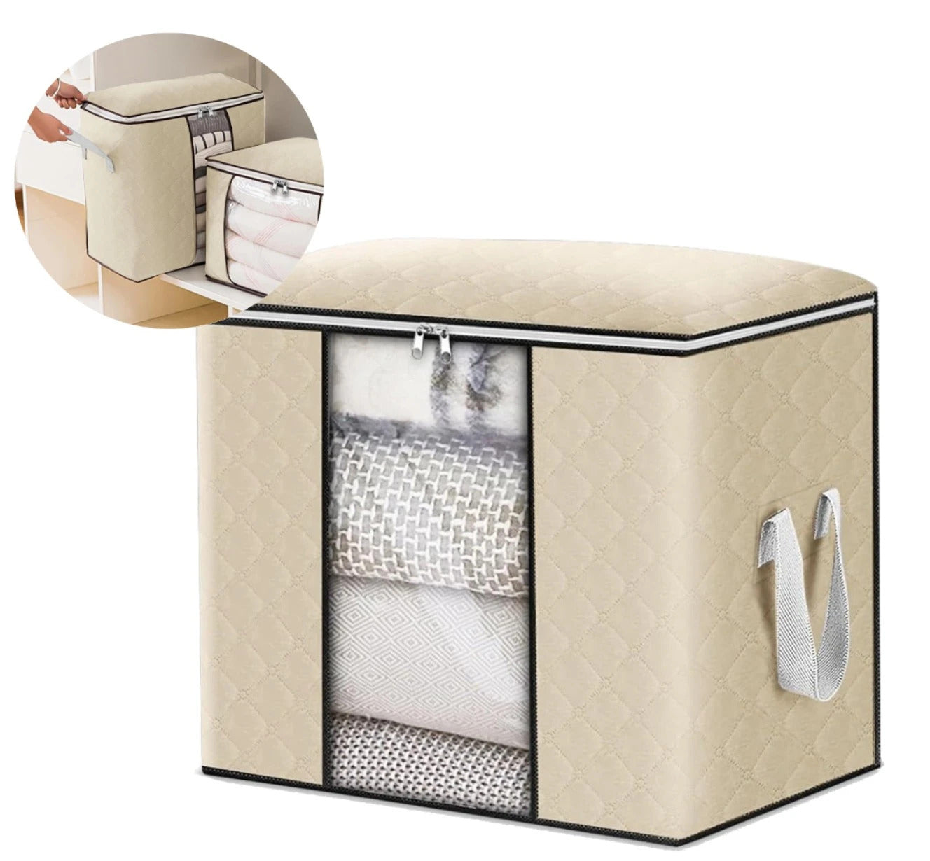 Dėklas spintos stalčiui 50 cm x 46 cm x 28 cm A37 smėlio spalvos