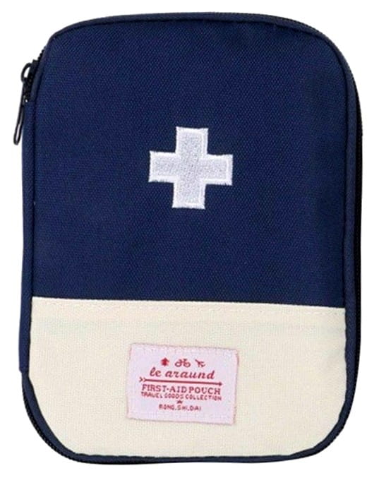 Dėklas vaistams, mėlynas