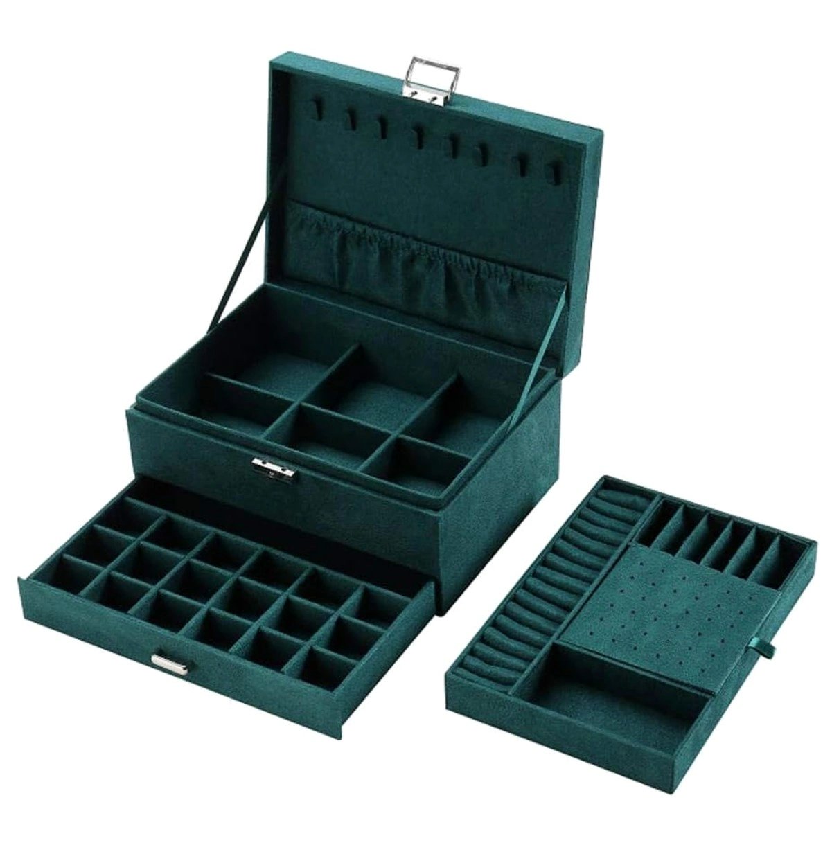 Dėžutė papuošalams EG132 žalia