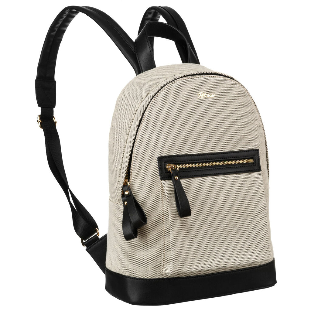 Didelė kuprinė moterims Peterson, smėlio spalvos