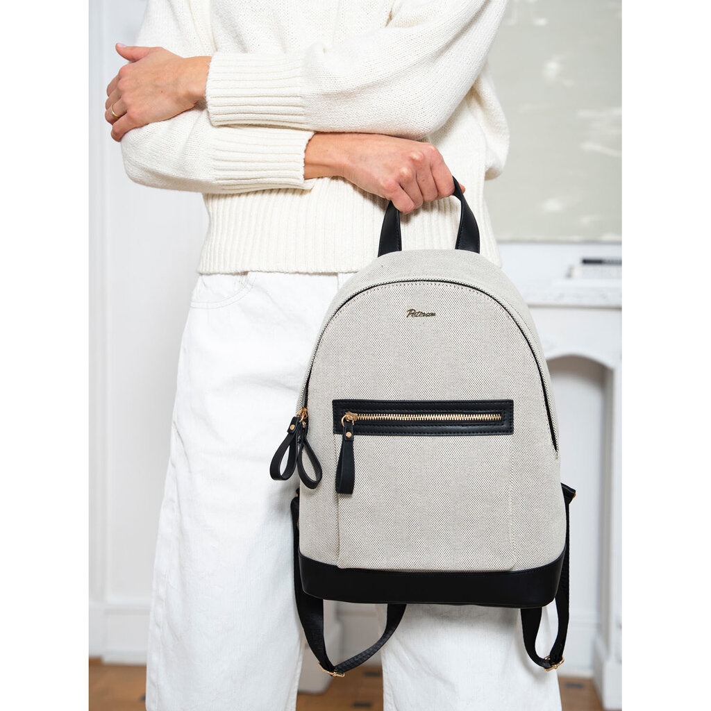 Didelė kuprinė moterims Peterson, smėlio spalvos