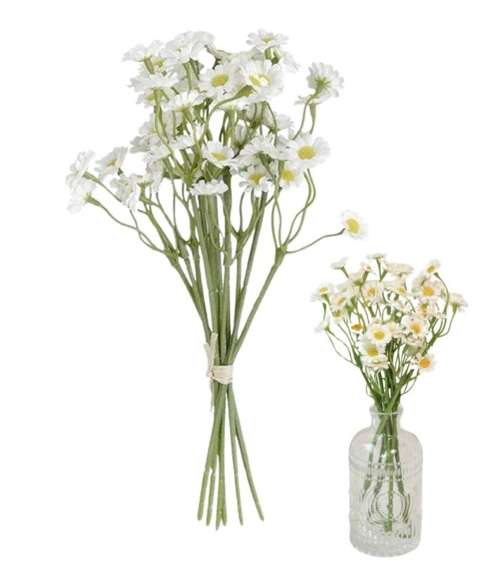 Dirbtinės ramunėlės 12vnt G3