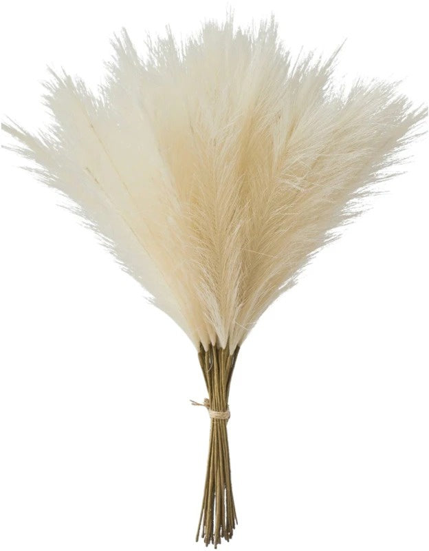 Dirbtinės smilgos šakelės 20vnt G2, smėlio spalvos