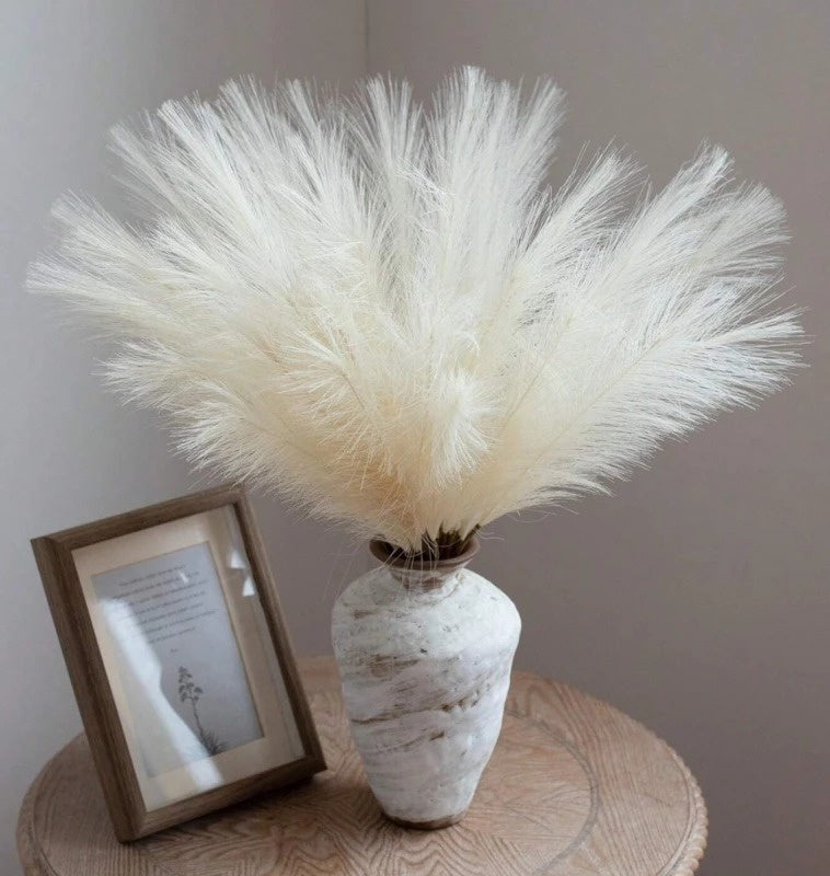 Dirbtinės smilgos šakelės 20vnt G2, smėlio spalvos