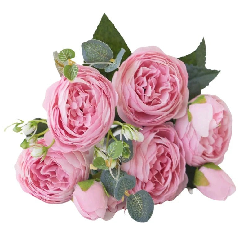 Dirbtiniai rožiniai bijūnai 1 vnt. G10