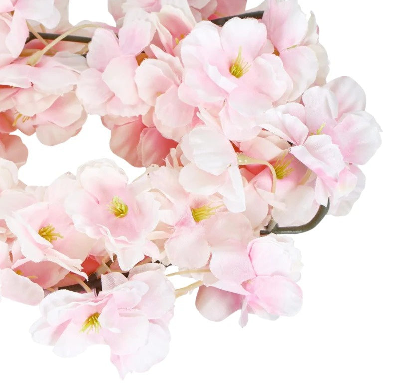 Dirbtinių vyšnios žiedų girlianda G19
