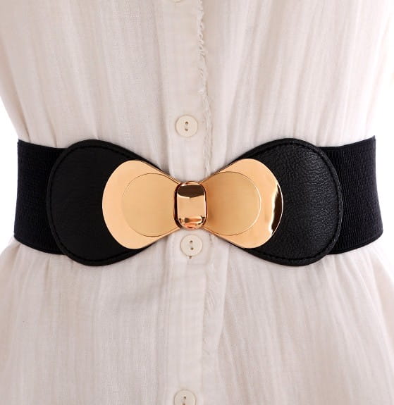 Diržas moterims T119, juodas