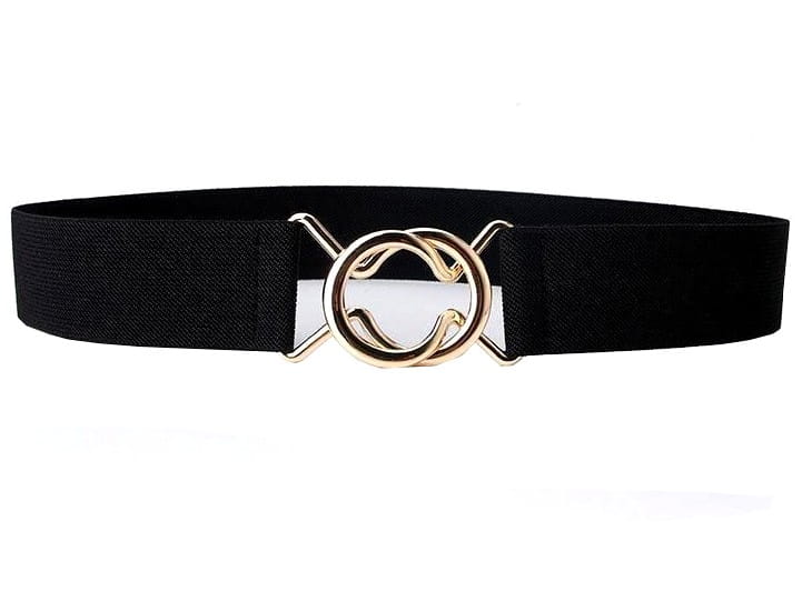 Diržas moterims T124, juodas