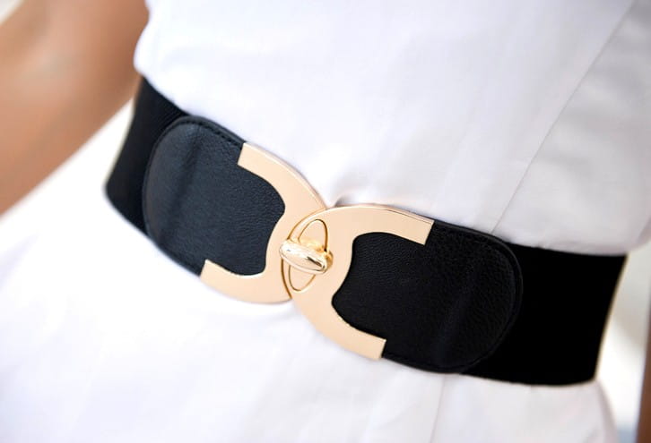 Diržas moterims T53, juodas