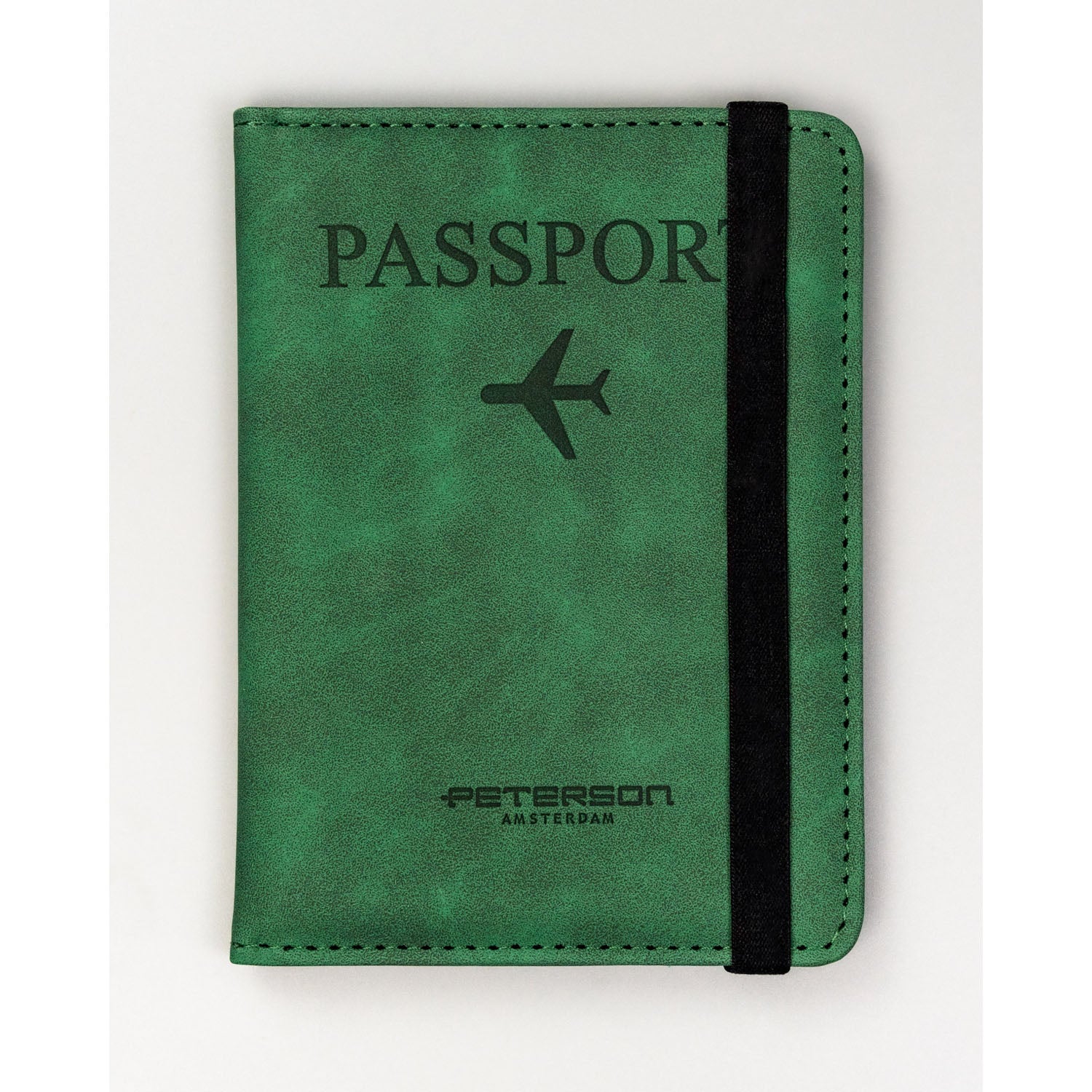 Dokumentų dėklas, ekologiška oda, žalias