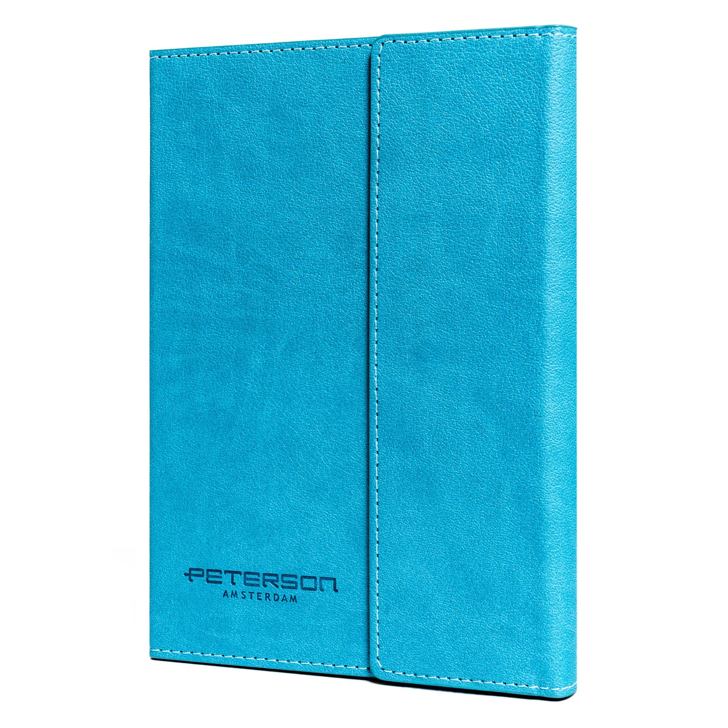 Dovanų rinkinys: turkio spalvos užrašų knygelė su magnetiniu užsegimu ir juodas rašiklis