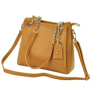 Luka 19-62 DOLLARO natūralios odos rankinė, camel-1 camel-1