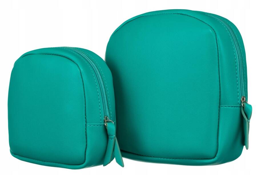 Dviejų moteriškų kosmetinių rinkinys K10, žalias