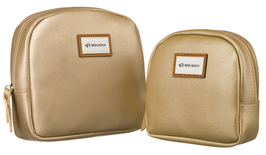 Dviejų moteriškų kosmetinių rinkinys K11, auksinis