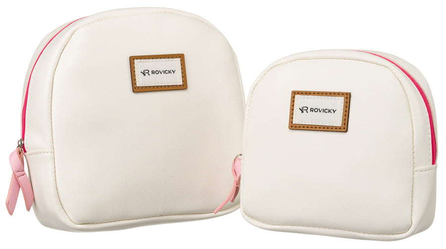 Dviejų moteriškų kosmetinių rinkinys K13, baltas