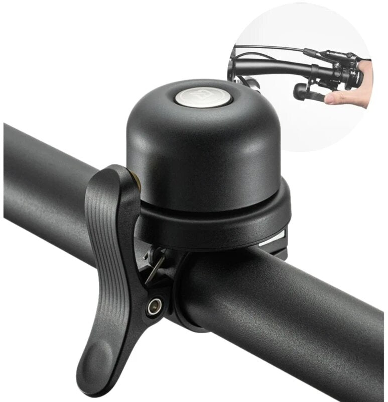 Dviračio skambutis F1, juodas