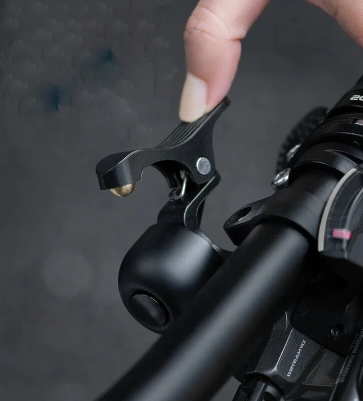 Dviračio skambutis F1, juodas