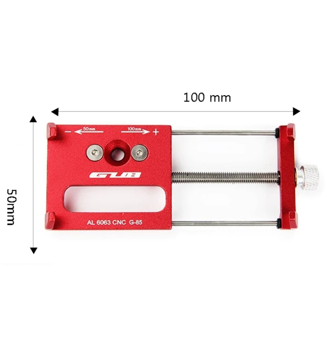 Dviračio telefono laikiklis M4, raudonas