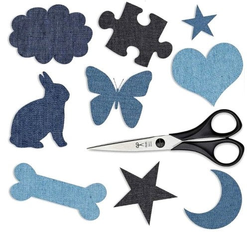 Džinsiniai lopai, 10vnt. E72