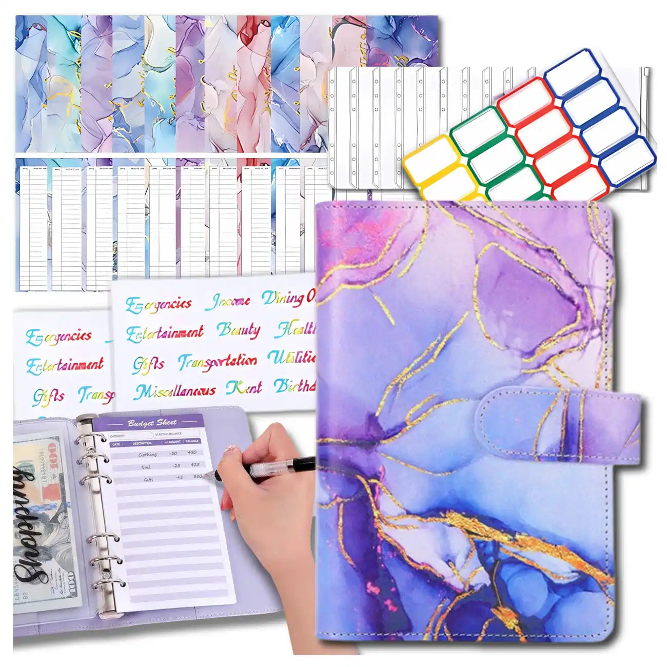 Finansų planavimo segtuvas, rinkinys