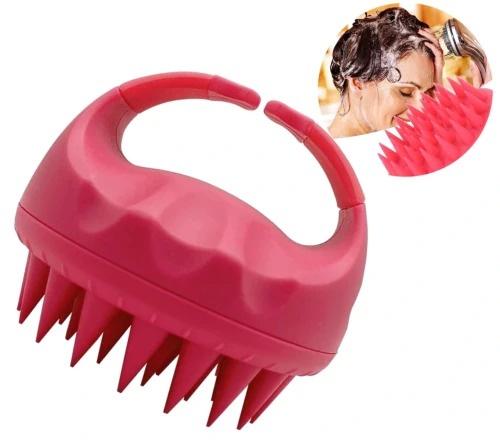 Galvos odos masažo šepetėlis TF37 raudonas