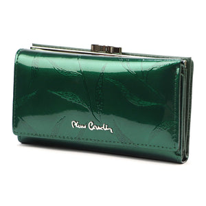 Pierre Cardin 02 LEAF 108 žalia piniginė zielony
