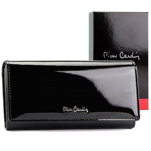 Pierre Cardin 07 SHINY 100 juoda piniginė czarny