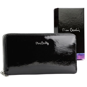 Pierre Cardin 05 LINE 119 juoda odinė piniginė czarny